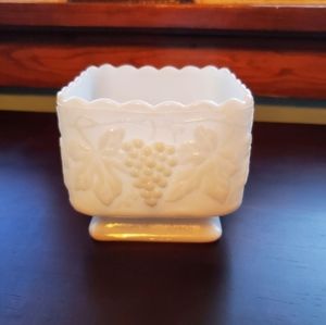 Vintage Milk Glass Dish